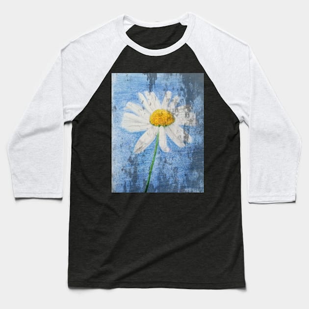 Daisy Baseball T-Shirt by teenamarie23art